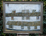 vzpomínka na Egona Schieleho Zeď domu | memory of Egon Schiele Wall of House